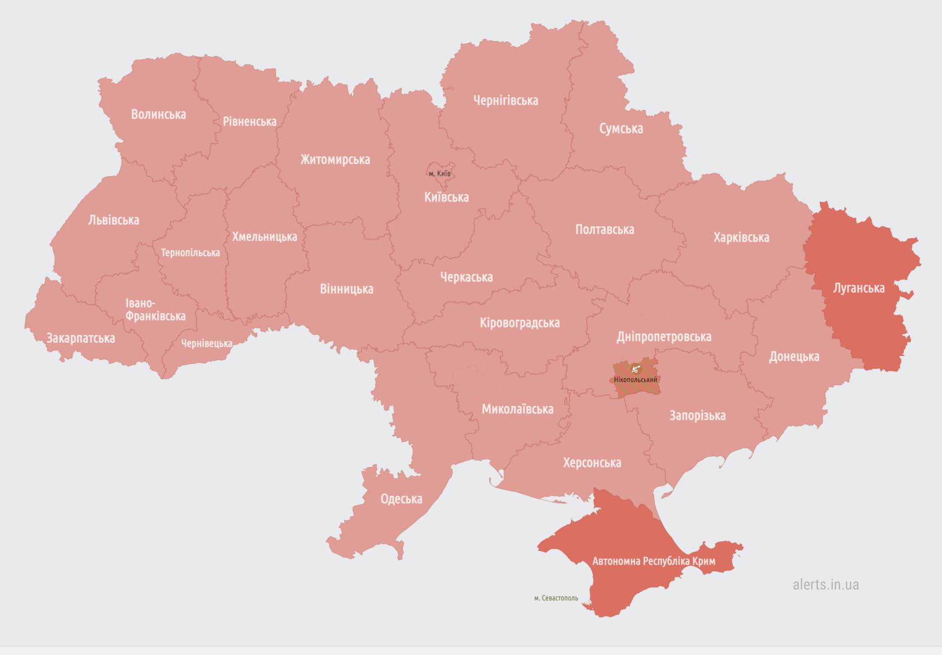 В Україні масштабна повітряна тривога, росіяни в Білорусі підняли винищувачі (відбій)